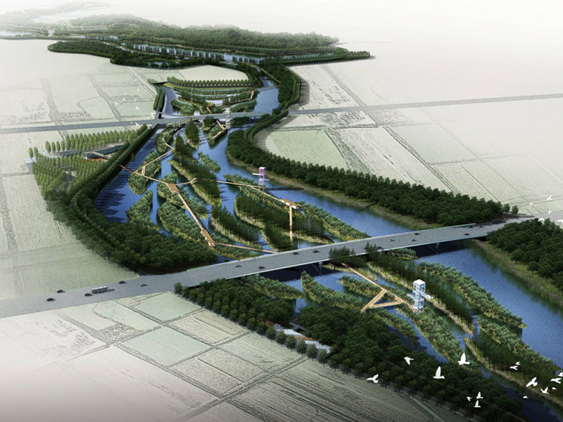 許昌學院飲馬河工程